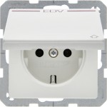 Berker 47516059 Steckdose SCHUKO m KD Druck rot Q.x pw 