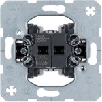 Berker 5035 Serientaster, Wippentaster, Unterputz, 2 Schließer, gemeinsame Eingangsklemme 