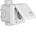 Berker 568401 CEE Steckd. UP 3Pol 16A mit Klappdeckel 