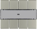 Berker 75164643 Tastsensor 4-fach Komfort mit Beschriftungsfeld Arsys edelstahl lackiert 