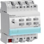 Berker 75316104 Schalt-/Jalousieaktor 6-/3-fach REG 16A KNX lichtgrau 