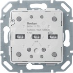 Berker 80141170 KNX Tastsensor-Modul 1-fach mit integriertem Busankoppler Q.x/K.x 