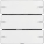Berker 80143329 KNX Tastsensor 3-fach Komfort mit Beschriftungsfeld KNX Q.x polarweiß samt 