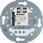 Berker 85421201 Universal Tastdimmer Komfort, Dimmer 1-fach (R,L, C, LED), Tragring rund 