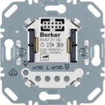 Berker 85422100 Universal Tastdimmer 2-fach (R, L, C, LED), Dimmer für Lichtsteuerung 