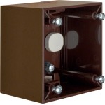 Berker 911512511 Aufbau-Gehäuse 1f hoch ITG Flow braun 