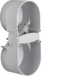 Berker 9191502 Berührungsschutzdose 2fach ITG Eins grau 