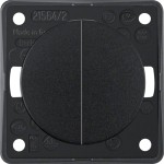 Berker 936552510 Seriensch., gem. Eing.kl., Flow/Pure, sw 