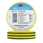 3M Temflex 165 Isolierband grün/gelb 19mm x 25 Meter 