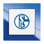 Busch-Jaeger 2CKA001012A2200 Fanschalter FC Schalke 04 Aus- und Wechselschaltung Wippe, - Busch-axcent® 
