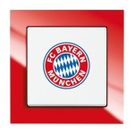 Busch-Jaeger 2CKA001012A2201 Fanschalter FC Bayern München Aus- und Wechselschaltung Wippe, - Busch-axcent® 