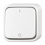 Busch-Jaeger 2601/2 AP/11W-503 Wippschalter 2-polig Ausschalter alpinweiß 2CKA001042A1032 