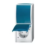 Busch-Jaeger 2CKA001684A0330 Kombination SCHUKO® Steckdose, mit Wippschalter mit erh. Berührungsschutz 