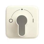 Busch-Jaeger 2CKA001710A1340 Zentralscheibe mit Aufdruck Symbol 0 und 1 für Jalousie, Schlüsselschalter 