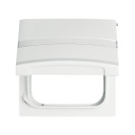 Busch-Jaeger 2CKA001710A1878 Zwischenring mit Klappdeckel mit Beschriftungsfeld 