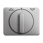 Busch-Jaeger 2CKA001710A3328 Zentralscheibe mit Aufdruck Symbol Pfeile und 0 für Jalousie, Drehknopf 
