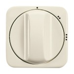 Busch-Jaeger 2CKA001710A3419 Zentralscheibe mit Aufdruck Symbol 1-2-3 für Stufenschalter, Drehknopf weiß - 