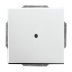 Busch-Jaeger 2CKA001710A3665 Zentralscheibe für Leitungsauslass 1-fach mit Tragring alusilber - Plattform 63 