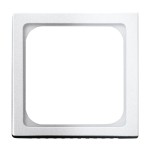 Busch-Jaeger 2CKA001710A3677 Zwischenring 50x50 mm Telekommunikationseinsätze alusilber - Plattform 63 