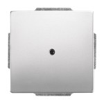 Busch-Jaeger 2CKA001710A3752 Zentralscheibe für Leitungsauslass 1-fach mit Tragring edelstahl - pur edelstahl 