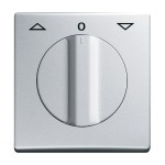 Busch-Jaeger 2CKA001710A3802 Zentralscheibe mit Aufdruck Symbol Pfeile und 0 für Jalousie, Drehknopf 