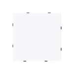 Busch-Jaeger 2CKA001710A4211 Zentralscheibe für Blindabdeckung 1-fach mit Tragring studioweiß - Busch-art 