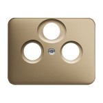 Busch-Jaeger 1743-03-21-101 Zentralscheibe als Abdeckung für handelsübliche Antennendosen bronze 2CKA001724A2748 