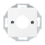 Busch-Jaeger 2CKA001724A4256 Zentralscheibe mit Tragring Befehlsgeräte 1-fach studioweiß - Plattform 63 