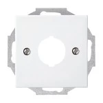 Busch-Jaeger 2CKA001724A4343 Zentralscheibe mit Tragring Befehlsgeräte 1-fach alpinweiß - Busch-balance® SI 