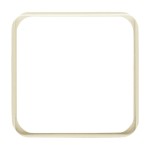 Busch-Jaeger 2CKA001726A0173 Zwischenring 50x50 mm Telekommunikationseinsätze weiß - Busch-Duro 2000® SI 