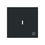 Busch-Jaeger 2CKA001751A3384 Wippe mit Aufdruck Symbol Steckdose mit kleiner transparenter Kalotte für 