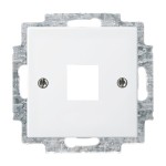 Busch-Jaeger 2CKA001753A0230 Zentralscheibe mit Tragring 1-fach, Modular-Jack Busch-balance® SI 