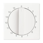 Busch-Jaeger 2CKA001753A0258 Zentralscheibe mit Drehknopf, mit Aufdruck 