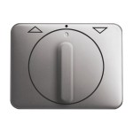 Busch-Jaeger 2CKA001753A1092 Zentralscheibe mit Aufdruck Symbol Pfeile und 0 für Jalousie, Drehknopf 
