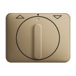 Busch-Jaeger 2CKA001753A1175 Zentralscheibe mit Aufdruck Symbol Pfeile und 0 für Jalousie, Drehknopf 