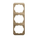 Busch-Jaeger 2CKA001754A1769 Abdeckrahmen 3-fach bronze - alpha nea® 