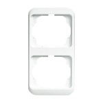 Busch-Jaeger 2CKA001754A2726 Abdeckrahmen 2-fach studioweiß - alpha nea® 