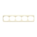 Busch-Jaeger 1725-22G Rahmen 5-fach elfenbeinweiß 2CKA001754A3823 