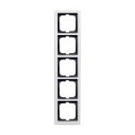 Busch-Jaeger 2CKA001754A4113 Abdeckrahmen 5-fach studioweiß - solo® 