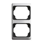 Busch-Jaeger 2CKA001754A4126 Abdeckrahmen 2-fach titan - alpha exclusive® 