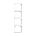 Busch-Jaeger 2CKA001754A4156 Abdeckrahmen 4-fach studioweiß - alpha exclusive® 