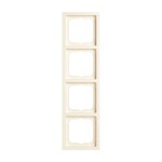 Busch-Jaeger 2CKA001754A4233 Abdeckrahmen 4-fach elfenbeinweiß - future® linear 
