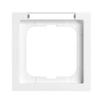 Busch-Jaeger 2CKA001754A4364 Abdeckrahmen mit Sichtfenster mit Beschriftungsfeld 1-fach studioweiß - future® 