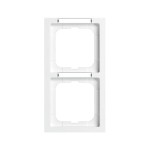 Busch-Jaeger 2CKA001754A4365 Abdeckrahmen mit Sichtfenster, senkrecht mit Beschriftungsfeld 2-fach 