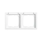 Busch-Jaeger 2CKA001754A4368 Abdeckrahmen mit Sichtfenster, waagerecht mit Beschriftungsfeld 2-fach 