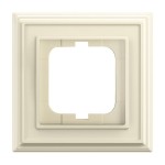 Busch-Jaeger 2CKA001754A4673 Abdeckrahmen 1-fach elfenbeinweiß - Busch-dynasty® 