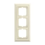 Busch-Jaeger 2CKA001754A4675 Abdeckrahmen 3-fach elfenbeinweiß - Busch-dynasty® 
