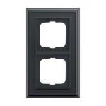 Busch-Jaeger 2CKA001754A4679 Abdeckrahmen 2-fach anthrazit - Busch-dynasty® 