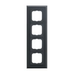 Busch-Jaeger 2CKA001754A4681 Abdeckrahmen 4-fach anthrazit - Busch-dynasty® 