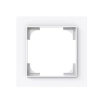 Busch-Jaeger 2CKA001754A4837 Abdeckrahmen 1-fach studioweiß - Busch-art linear® 